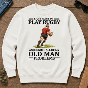I Just Want To Play Rugby - white - CS2D-White