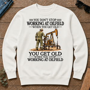 Don't Stop Working at Oilfield - white - CS2D-White
