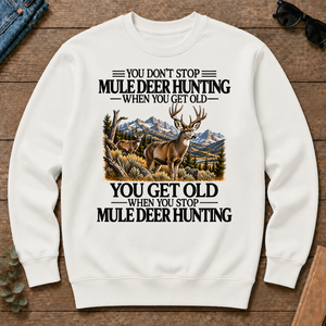 Don't Stop Mule Deer Hunting - white - CS2D-White