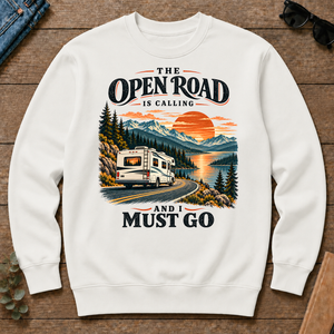 Traveling The Open Road Is Calling And I Must Go - white - CS2D-White