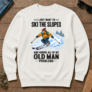 I Just Want To Ski The Slopes Art - white - CS2D-White