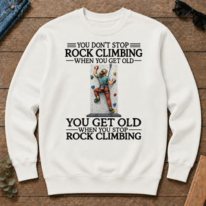 Don't Stop Rock Climbing Woman - white - CS2D-White