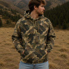 Quail Camouflage Graphic Pattern All Over Print Shirt