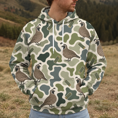 Quail Camouflage Hunting Funny Pattern All Over Print