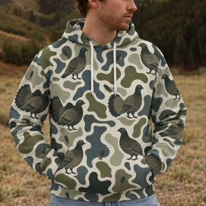 Grouse Camouflage Hunting Funny Pattern All Over Print