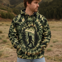 Bigfoot Hunting Camouflage Wilderness All Over Print