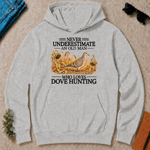 Never Underestimate An Old Man Who Loves Dove Hunting - ash - HS2D-Ash