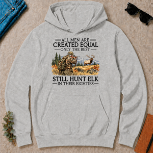 All Men Are Created Equal Elk Hunting 80s - ash - HS2D-Ash
