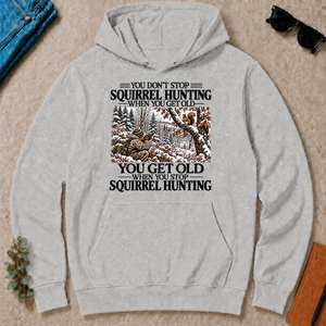 Don't Stop Winter Squirrel Hunting Snow - ash - HS2D-Ash