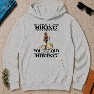 Don't Stop Hiking - ash - HS2D-Ash