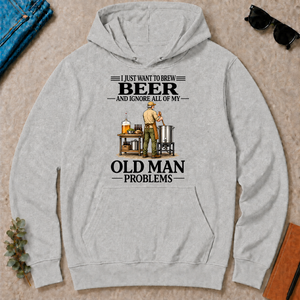 I Just Want To Brew Beer Vintage - ash - HS2D-Ash