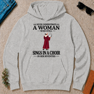 A Woman Still Sings In A Choir In Her Seventies - ash - HS2D-Ash