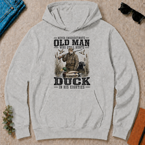 Old Man Hunting Duck In His Eighties - ash - HS2D-Ash