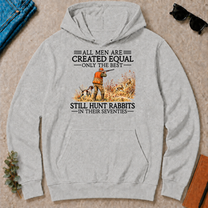 All Men Are Created Equal Rabbits Hunting 70s Vintage - ash - HS2D-Ash