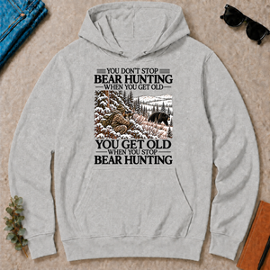 Don't Stop Black Bear Hunting Snow - ash - HS2D-Ash