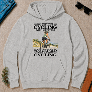 Don't Stop Cycling - ash - HS2D-Ash