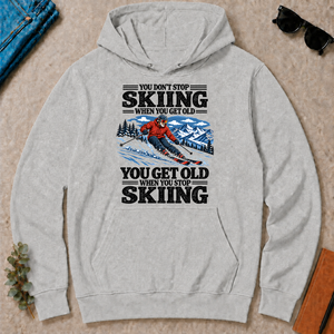 You Get Old When You Stop Skiing - ash - HS2D-Ash