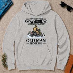 I Just Want To Go Snowmobiling - ash - HS2D-Ash