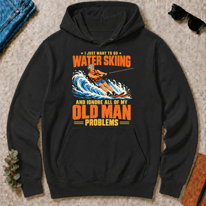 I Just Want To Go Water Skiing - black - HS2D-Black
