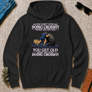 Old Man Don't Stop CrossFit - black - HS2D-Black