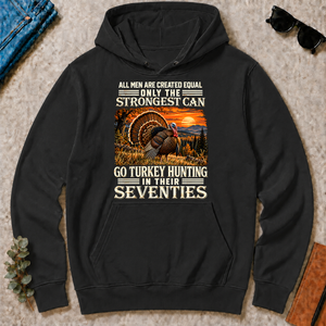 Turkey Hunting Strongest Man In Seventies - black - HS2D-Black