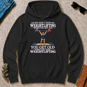 Old Man Don't Stop Weightlifting - black - HS2D-Black