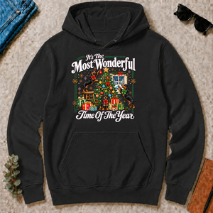 Wonderful Christmas Dachshund - black - HS2D-Black