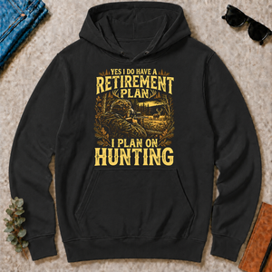 I Do Have A Retirement Plan I Plan On Hunting - black - HS2D-Black