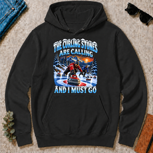 Curling Stones Are Calling And I Must Go - black - HS2D-Black