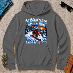Snowboards Are Calling And I Must Go - charcoal - HS2D-Charcoal