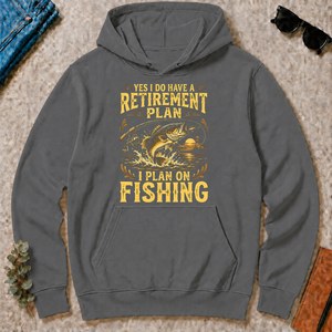 I Do Have A Retirement Plan I Plan On Fishing - charcoal - HS2D-Charcoal