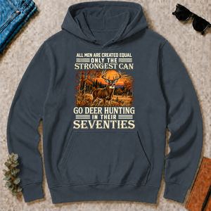 Deer Hunting Strongest Man In Seventies - dark-heather - HS2D-DarkHeather