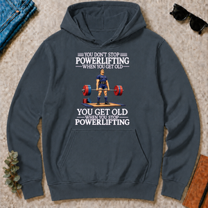 Old Man Don't Stop Powerlifting - dark-heather - HS2D-DarkHeather