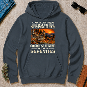 Grouse Hunting Strongest Man In Seventies - dark-heather - HS2D-DarkHeather
