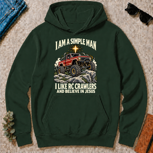 I Like RC Crawlers & Believe In Jesus - forest-green - HS2D-ForestGreen