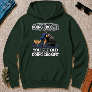 Old Man Don't Stop CrossFit - forest-green - HS2D-ForestGreen