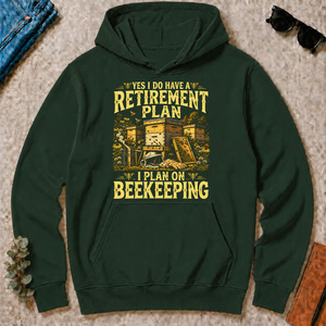 I Do Have A Retirement Plan I Plan On Beekeeping - forest-green - HS2D-ForestGreen