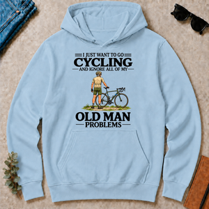 I Just Want To Go Cycling Vintage Men - light-blue - HS2D-LightBlue