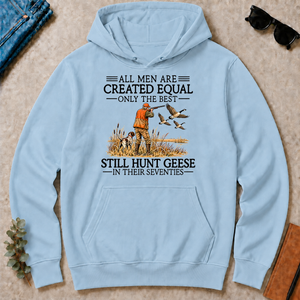 All Men Are Created Equal Geese Hunting 70s - light-blue - HS2D-LightBlue