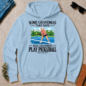 Real Grandmas Play Pickleball - light-blue - HS2D-LightBlue