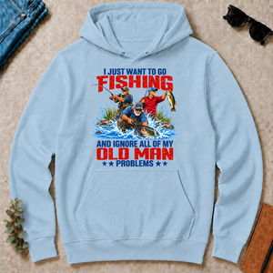 I Just Want To Go Fishing - light-blue - HS2D-LightBlue