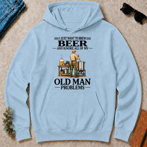 I Just Want To Brew Beer Vintage - light-blue - HS2D-LightBlue