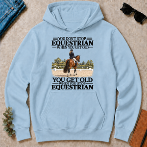 Don't Stop Equestrian - light-blue - HS2D-LightBlue
