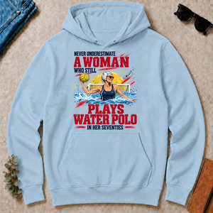 A Woman Still Plays Water Polo In Her 70s - light-blue - HS2D-LightBlue