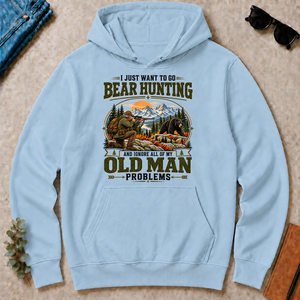 I Just Want To Go Bear Hunting & Ignore All Old Man Problems - light-blue - HS2D-LightBlue
