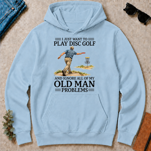 I Just Want To Play Disc Golf - light-blue - HS2D-LightBlue