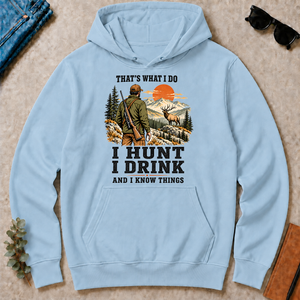 I Hunt I Drink And I Know Things - light-blue - HS2D-LightBlue