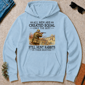 All Men Are Created Equal Rabbit Hunting 80s - light-blue - HS2D-LightBlue