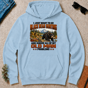 I Just Want To Black Bear Hunting - light-blue - HS2D-LightBlue