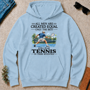 Men Still Playing Tennis In Their Seventies - light-blue - HS2D-LightBlue